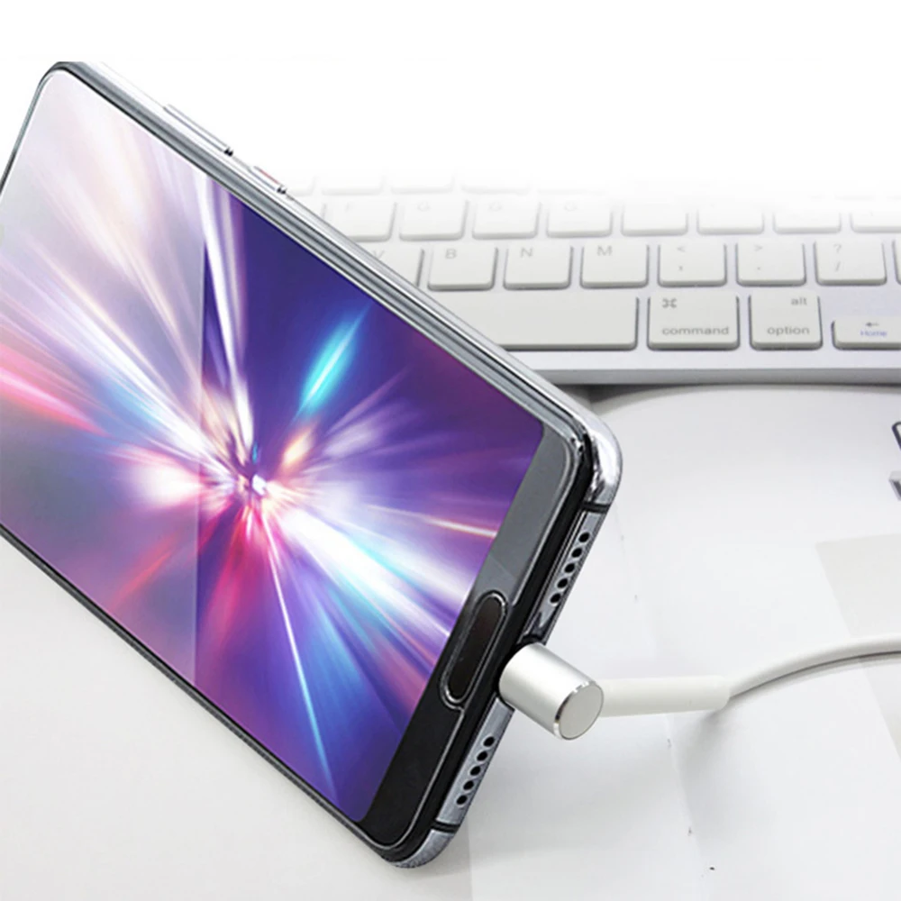 Короткий Micro USB кабель для быстрой зарядки 90 градусов 3 0 L|Кабели передачи данных| |