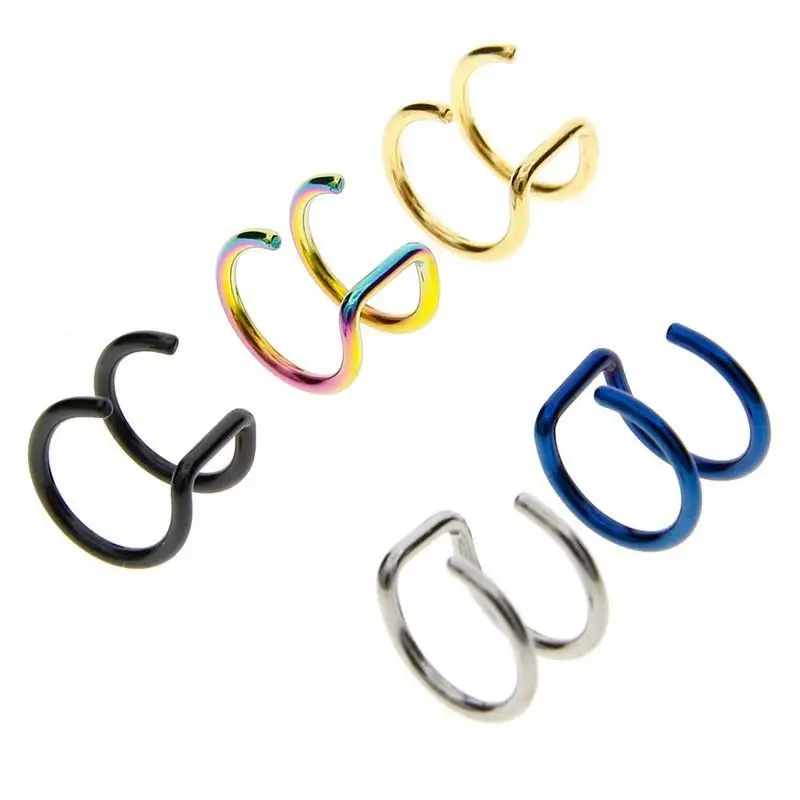 1 пара модные серьги-клипсы для ушей | Украшения и аксессуары