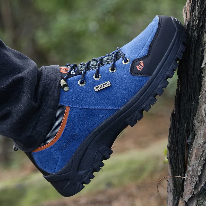 

Large Size Winter Boots for Men Outdoor Plush Warmest Hiking Boots Platforms Men's Sneakers 2021 Comfort Fashion Safety Shoes
