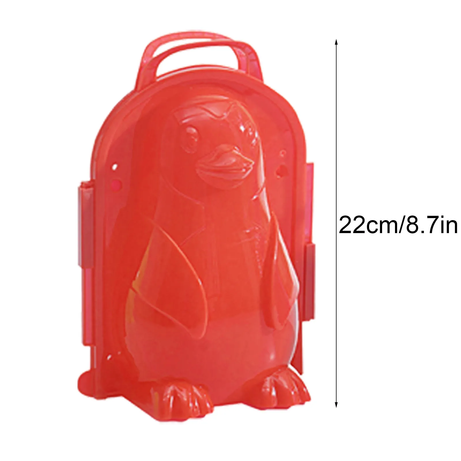

2PCS Cartoon-penguin Snowball Maker Clip Tool Kids Toy For Winter Outdoor Sports Plastic Sand Mold Tool For Kids