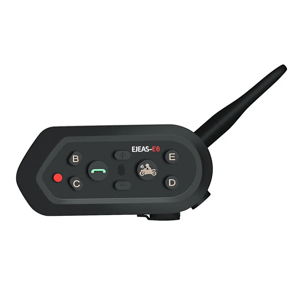 

EJEAS Waterproof Motorcycle Helmet Intercom E6 Single Package Simple Durable Intercom