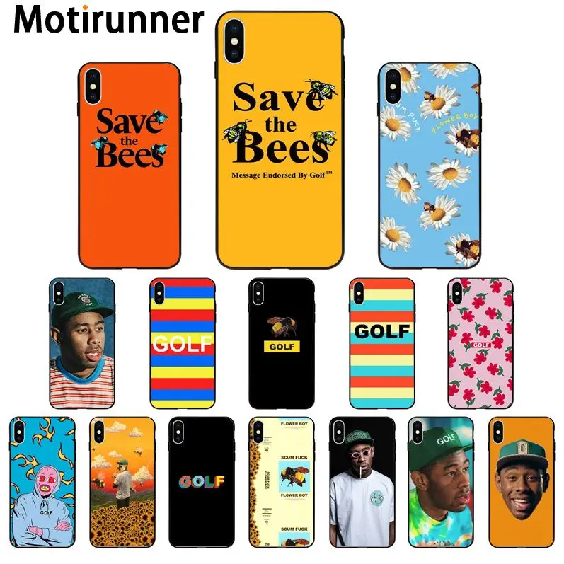 Чехол для телефона Motirunner tyler the creator Golf bees высокого качества iPhone 11 pro XS MAX 8 7 6 6S Plus X 5 5S