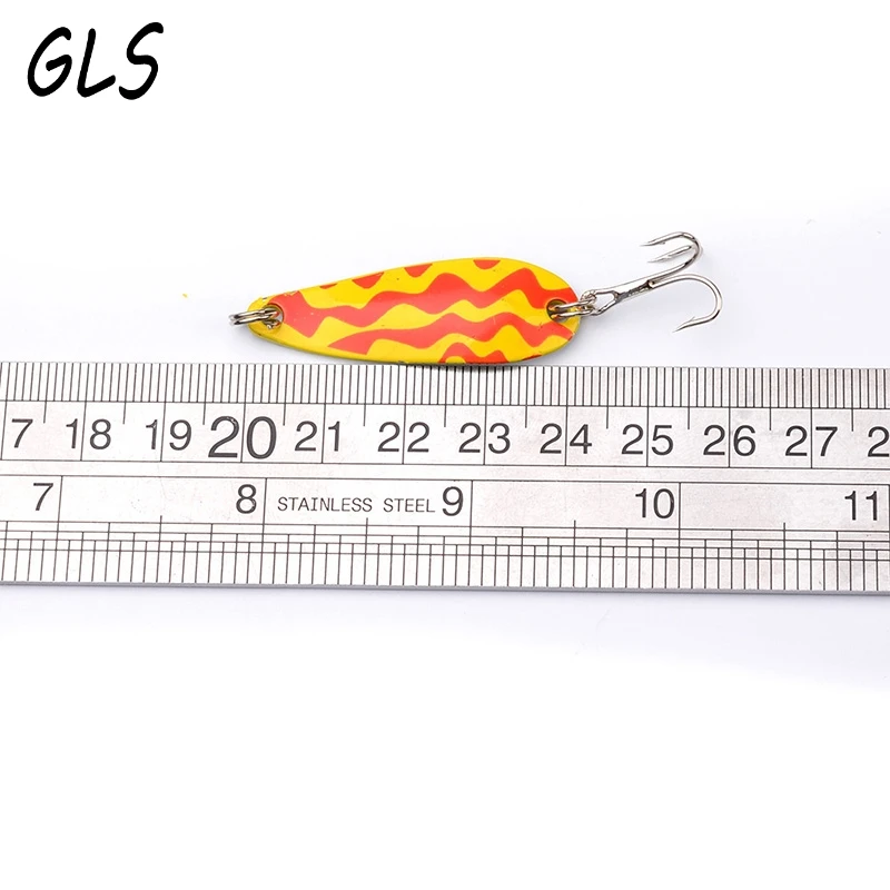 Металлическая блесна для спиннинга 10 шт. 7 г 6 см рыболовная приманка с твердыми