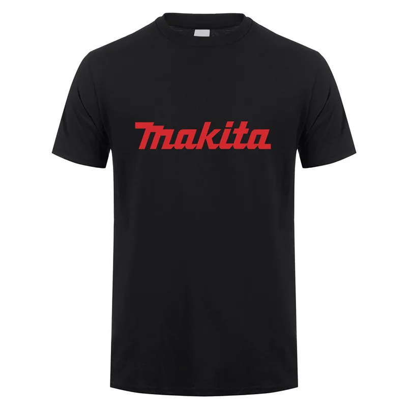 Makita Tools футболка для мужчин летняя хлопковая с коротким рукавом и топы Модные