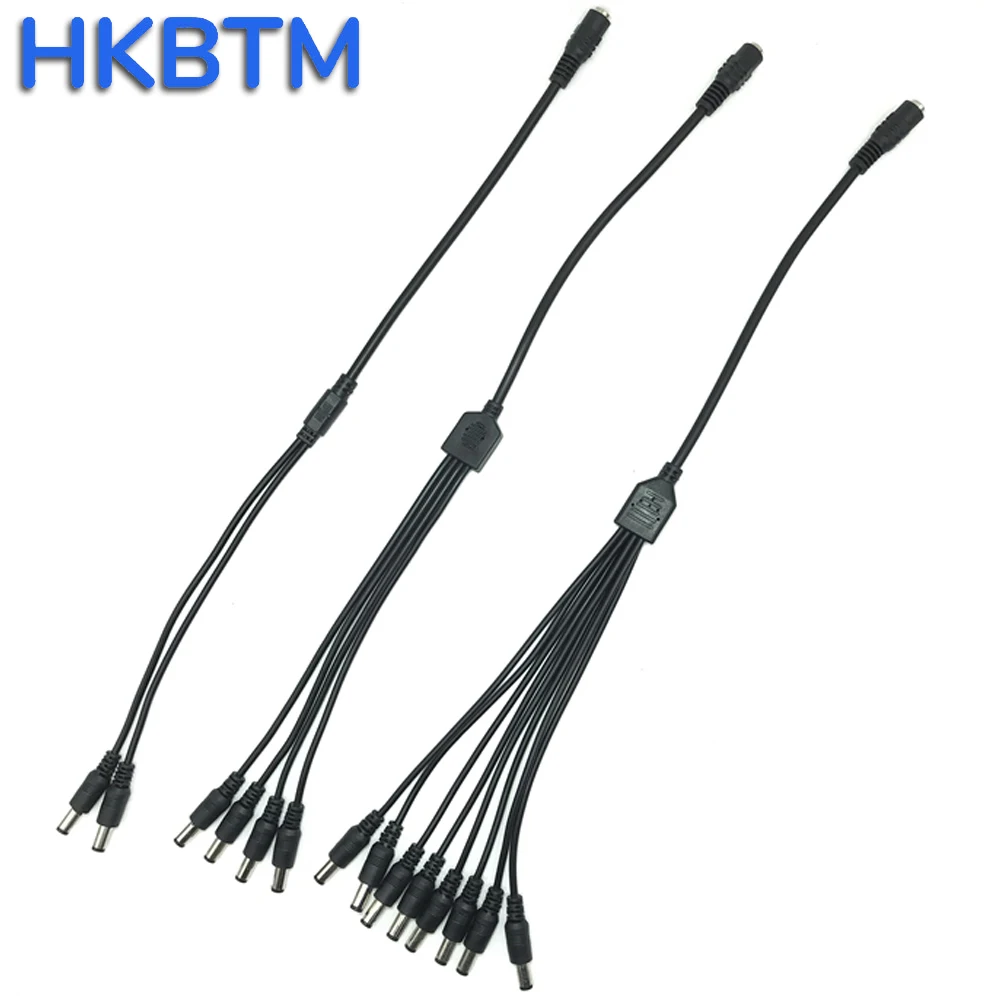 Кабель разделитель мощности постоянного тока для адаптера видеонаблюдения