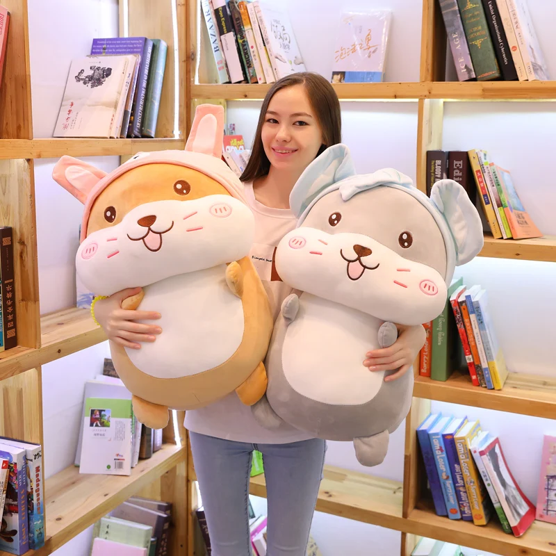 Прекрасный 40 см-60 см мягкие моделирование хомяк плюшевые игрушки животных для