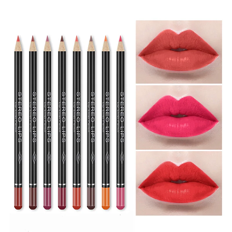 

1pc Lip Pencils Matte Lipliner Pencil Waterproof Makeup Lips Matte Lipstick Lip Liner Pen Smooth Makeup Cosmetics Beauty