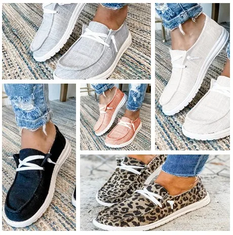 Новинка 2020 года Женская обувь Кроссовки Парусиновая на плоской подошве модная