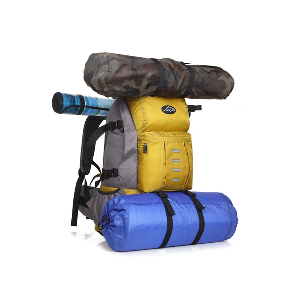 Нейлоновый рюкзак унисекс дорожная водонепроницаемая сумка с наружной рамой для