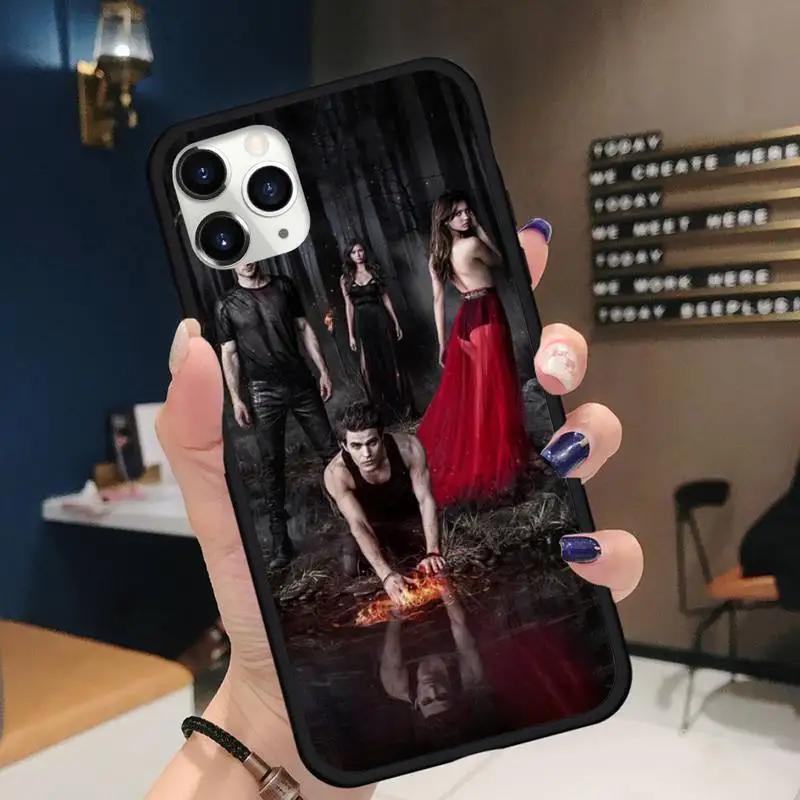 

Vampire Diaries Phone Case for iPhone 11 12 pro XS MAX 8 7 6 6S Plus X 5S SE 2020 XR mini Funda