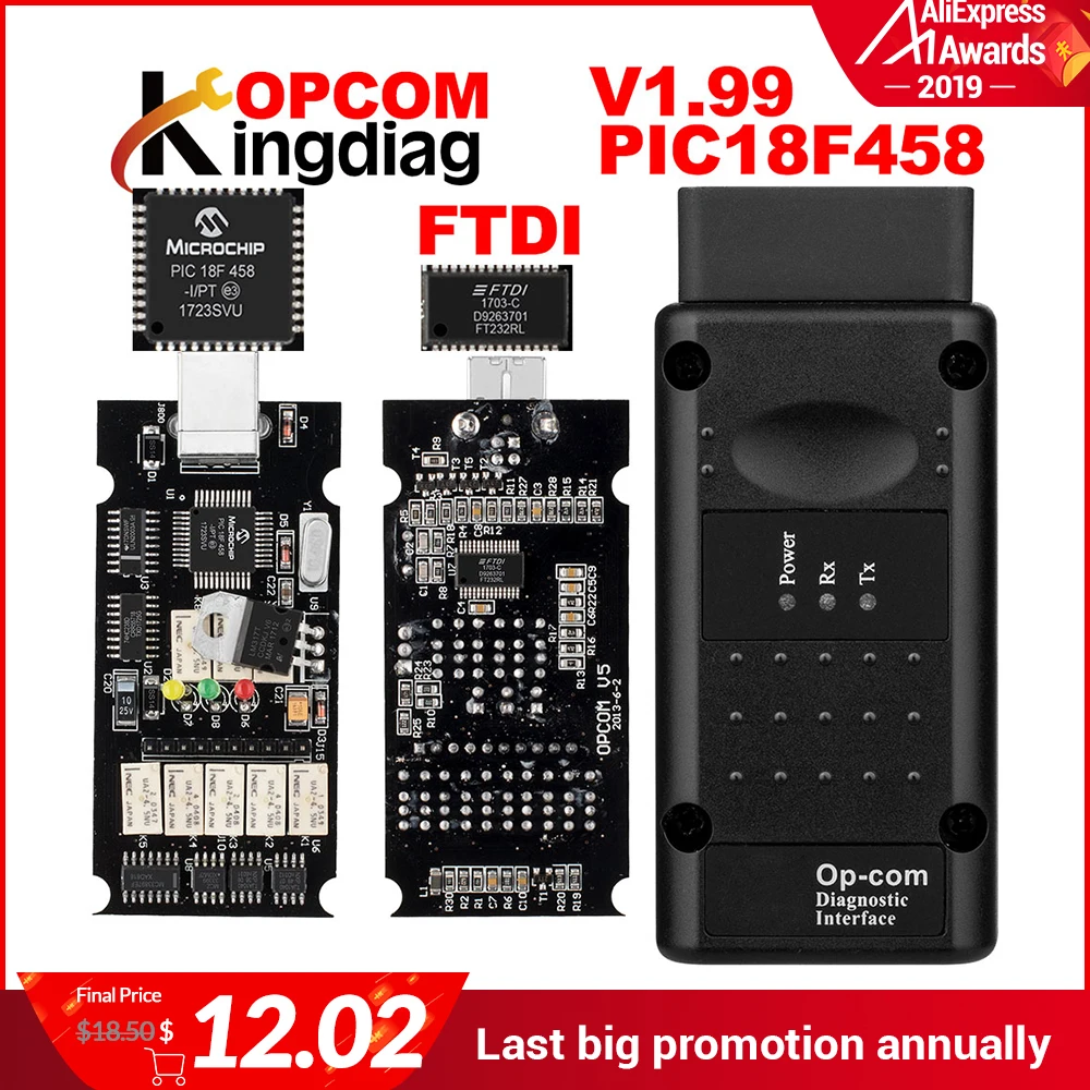 Opcom для opel сканер op com V1.65/V1.7/V1.78/V1.99 с PIC18F458 FTDI obd opel Авто диагностический сканер CAN BUS интерфейс