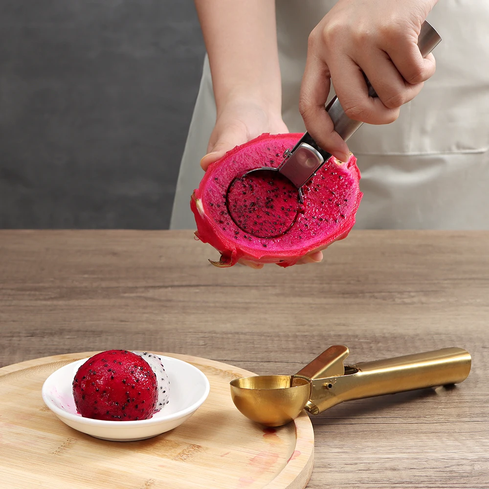 Ложка для мороженого инструмент из нержавеющей стали приготовления