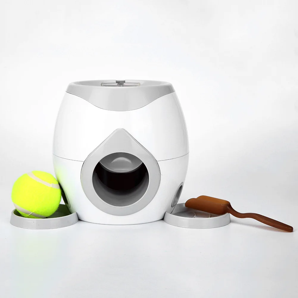 売る ペット犬報酬機インタラクティブトレーニングスマートフィーダーテニス供給バケツおもちゃ自動漏洩者