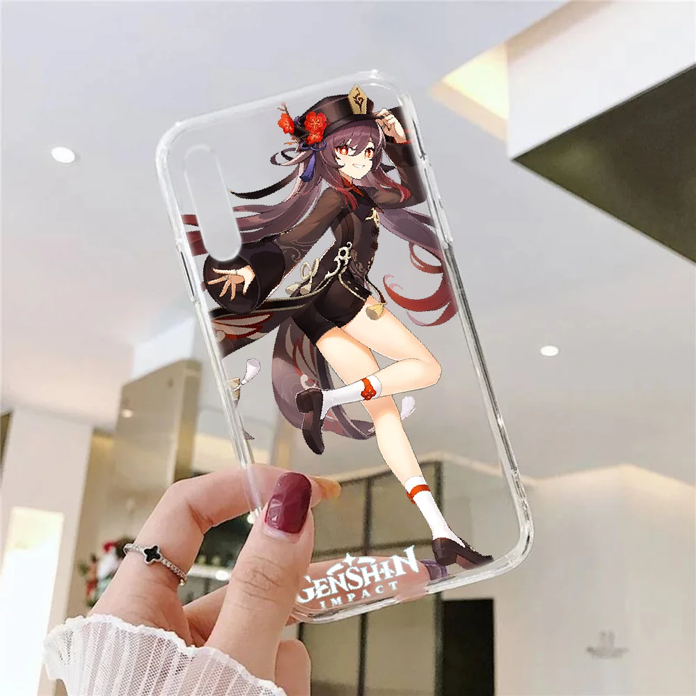 Чехол для телефона Genshin Impact Hu Tao Samsung Galaxy A 3 5 7 8 10 20 21 30 40 50 51 70 71 E S 2016 2018 4G Прозрачный