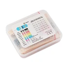 Набор пленочных резисторов 600 шт.лот 1% 14 Вт, 30 значений * 20 шт., комплект металлических резисторов сделай сам, используют цветное кольцо сопротивления (10 Ом  1 м Ом)