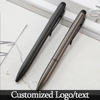 1 pcs luxury multifunction capacitive touch screen stylus with ball point pen escolar metal ballpoint pens customized logo