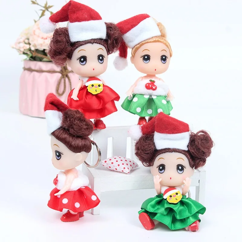 Новогодняя спутанная кукла принцессы невесты 9 см брелок для ключей полных детей