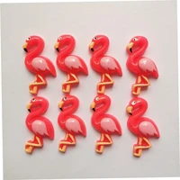 100pcslot slime charms rose pink flamingo resin flatback slime accessories beads making supplies for diy scrapbooking