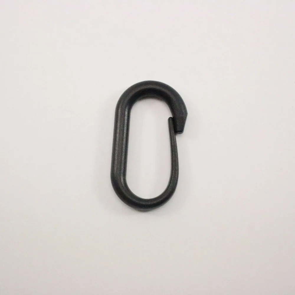 D-образный карабин для скалолазания пластиковый крюк зажим ключей портативный