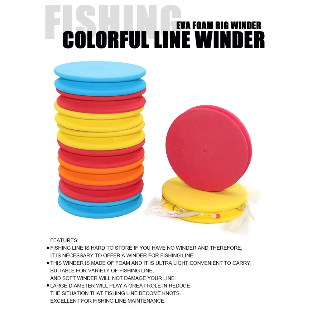 

Доска для намотки рыболовной лески, из пеноматериала ЭВА, с крючком, для шпули, с вертлюгом, для рыболовной лески, 10 шт.