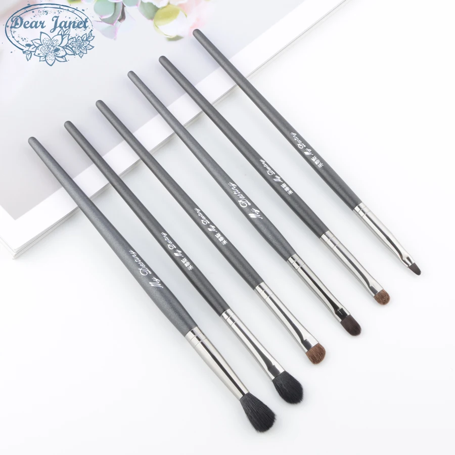 6 шт./компл. Профессиональные кисти для макияжа глаз набор контурных теней век