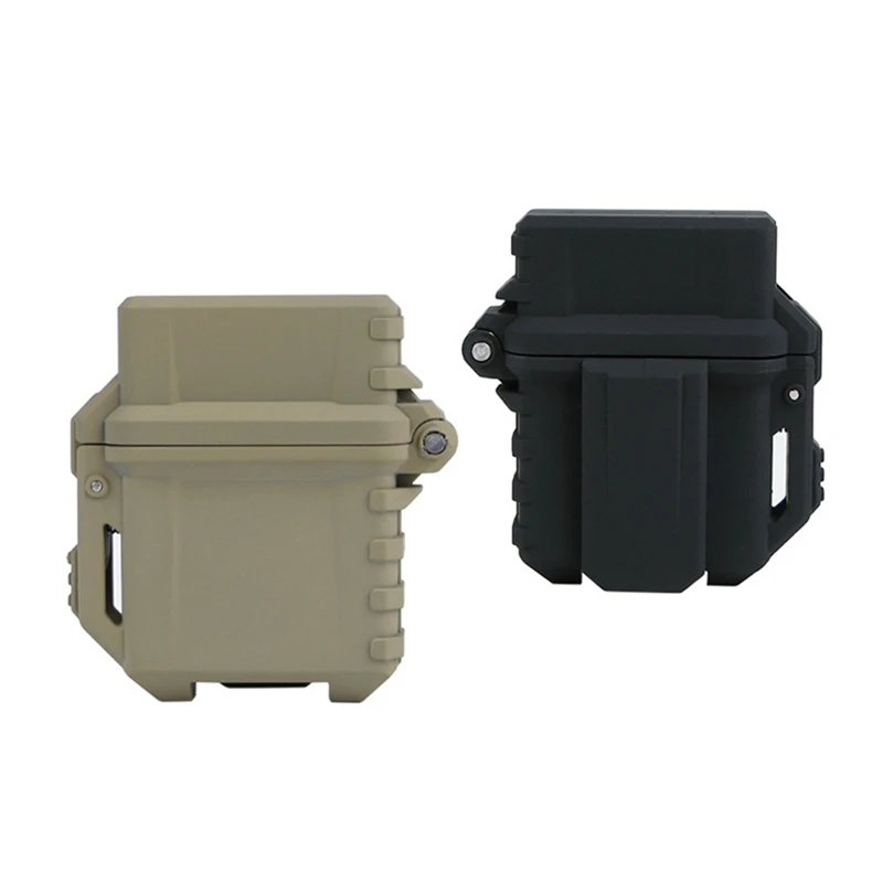 

2021 Outdoor Tools Tactical Lighter Storage Case Universal Portable Box Container Organizer Holder Light For Camping & Hiking