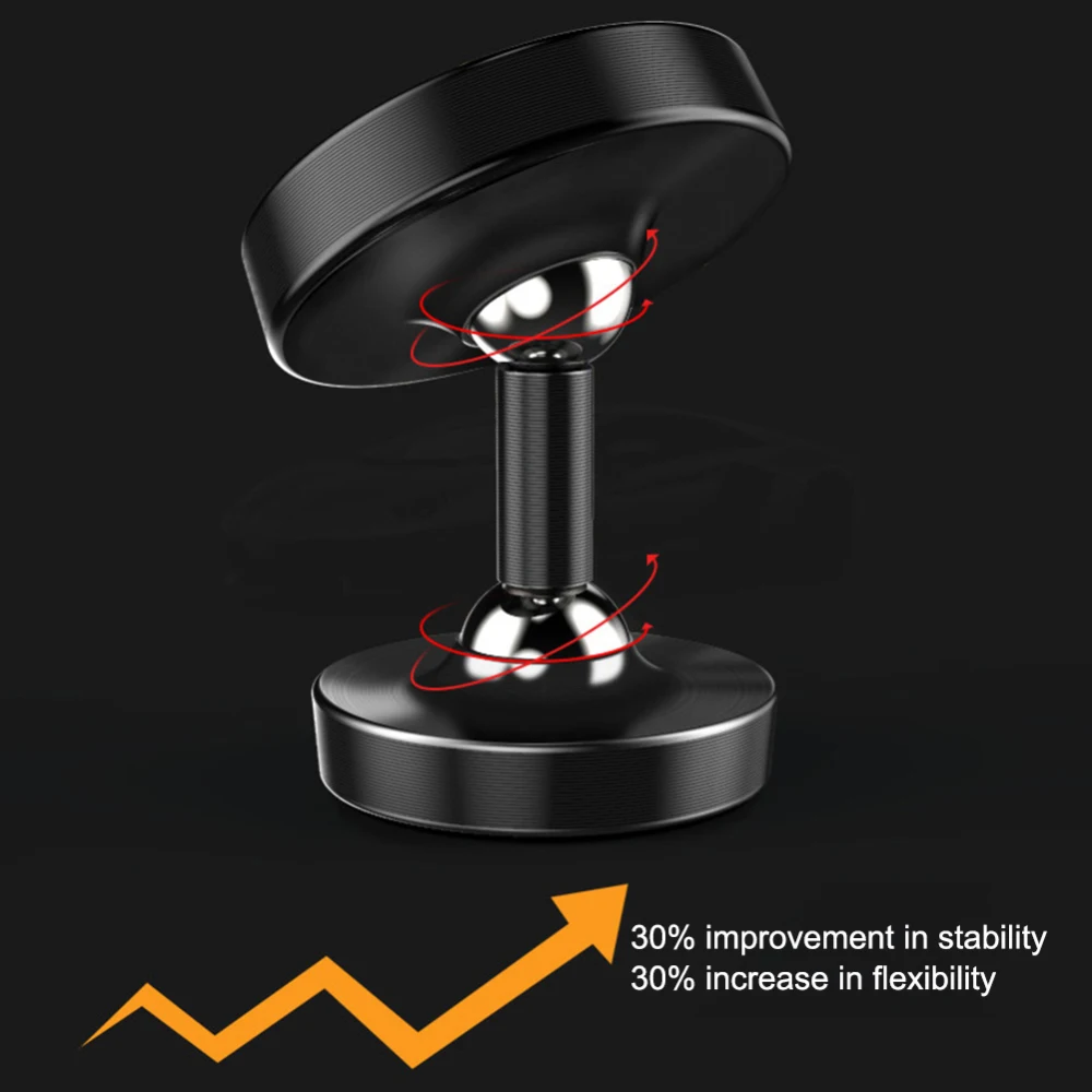 Светящийся автомобильный магнитный держатель для телефона на приборную панель