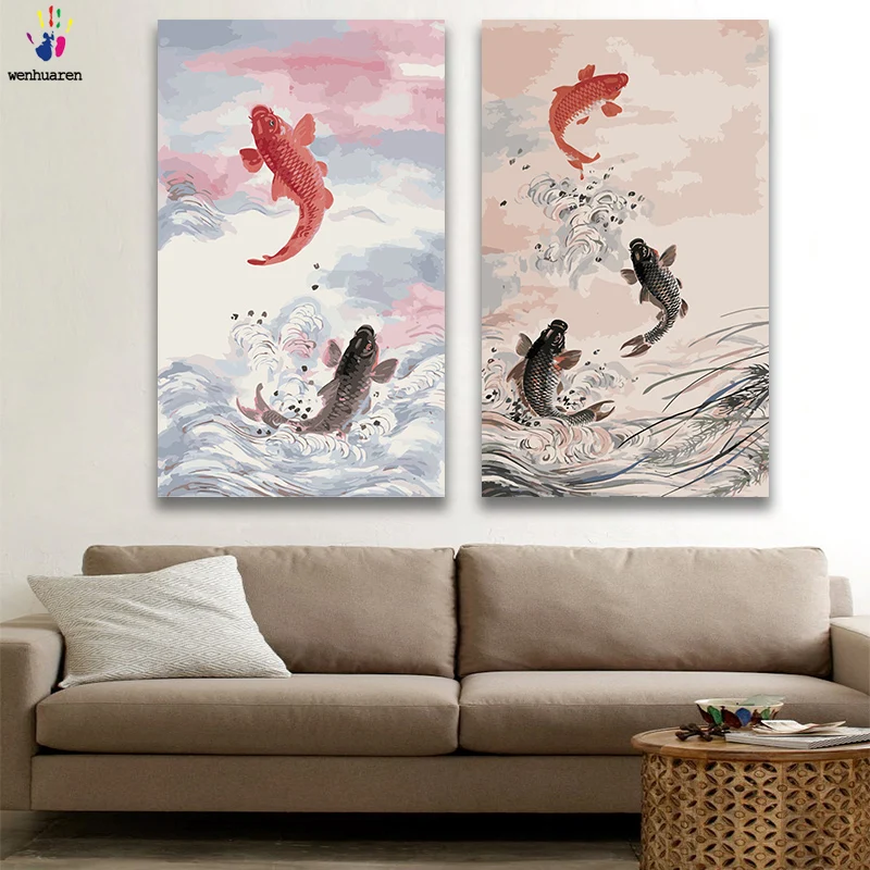 Набор для рисования по номерам на холсте с рамкой|Картины номерам| |