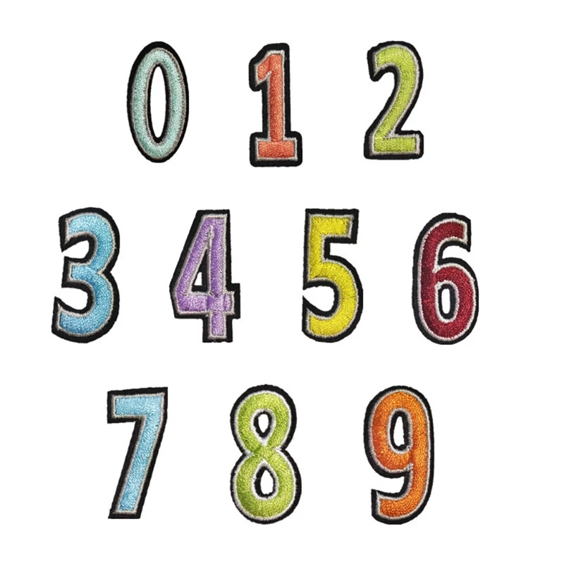 

36/26/10 PCS Iron on Letters Patches Sew on Patches Letter A-Z 0-9 Patch K3NF