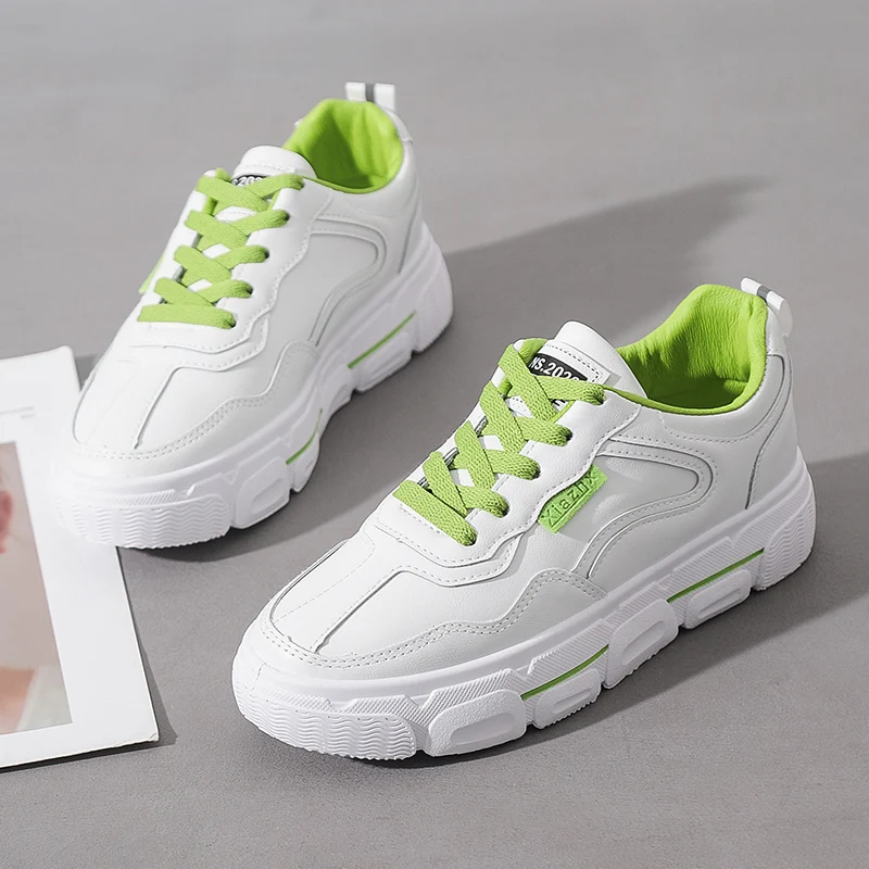 

2021 spring new white shoes women's fall winter versatile 2019 student board shoes net red women's shoes fashion shoes