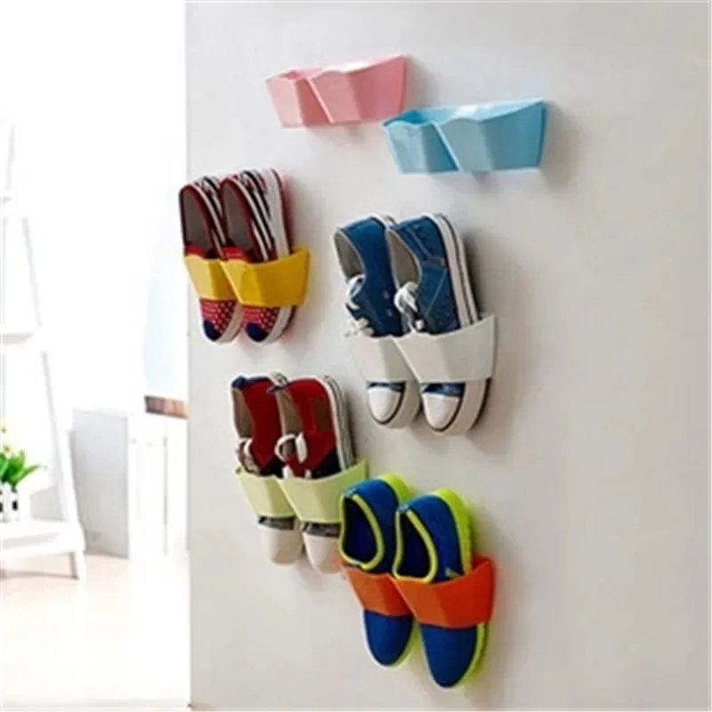 

Modern Wall Door Hanging Shoes Holder Cabinet Non-woven Storage Large Capacity Simple Shoe Racks Storage Shelf Organizer Hot