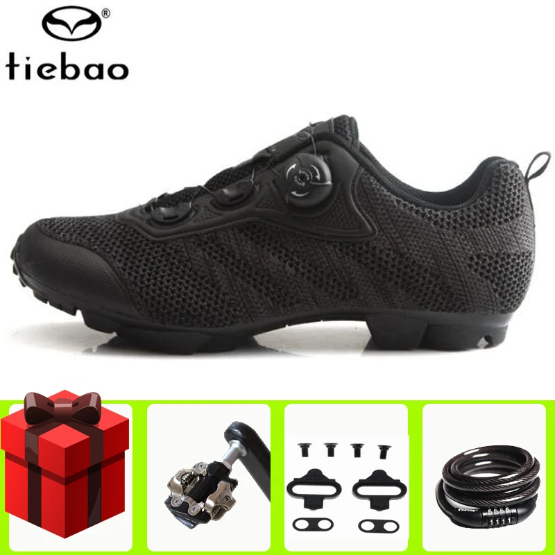 add all TIEBAO велосипедная обувь мужская sapatilha ciclismo mtb chaussure vtt велосипед резиновая подошва дышащая обувь - Цвет: add all