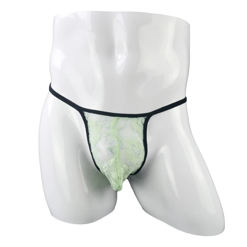 Сексуальное мужское нижнее белье с заниженной талией мужские черные зеленые