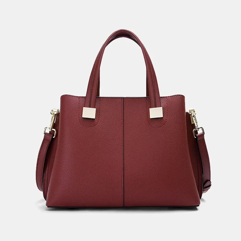 

Handbag women's leather shoulder bags Luxury Designer sac de luxe femme 2021 Women Leather Handbag