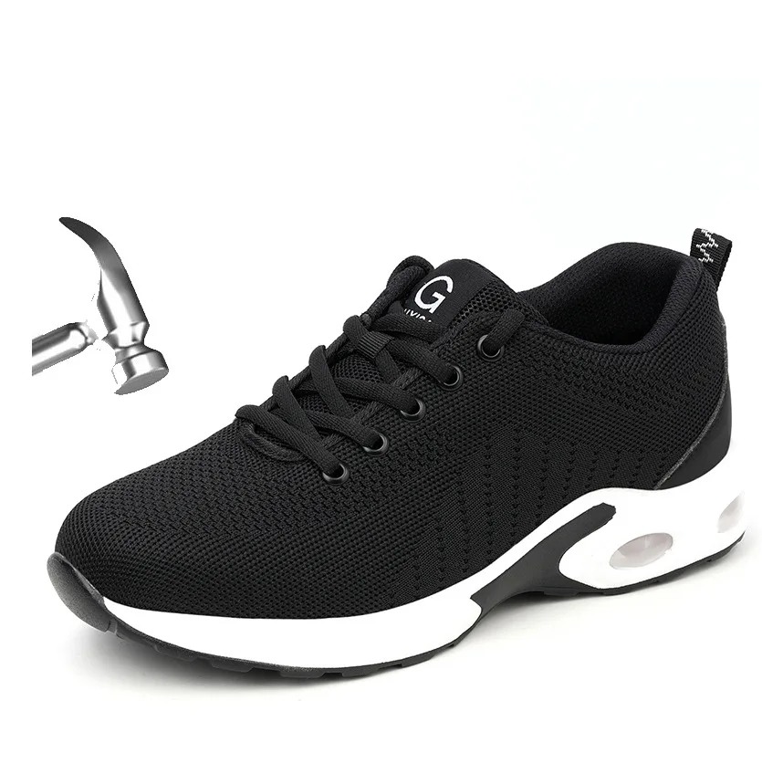 Кроссовки мужские из сетчатого материала со стальным носком | Безопасность и