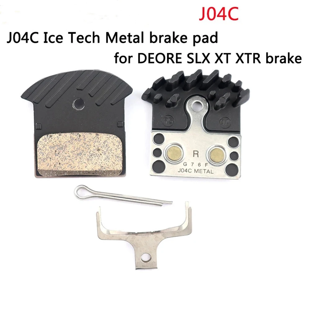 J02A резиновый плавник ICE TECH J04C металлический дисковые Тормозные колодки для M6000 SLX