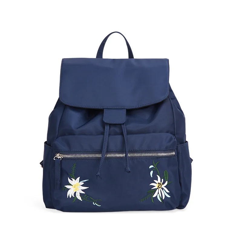 Женский рюкзак из ткани Оксфорд LILY QUEEN школьная сумка с цветочной вышивкой модная