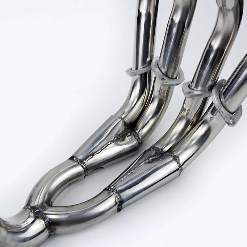 Full System Motorcycle Exhaust For Yamaha XJ6 XJ6N Modified Slip On Motorbike Front Link Pipe Without 51mm Muffler delete senso |