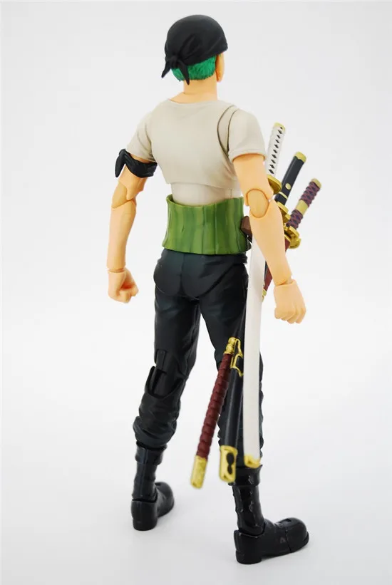 Аниме One Piece 18 см ророноа Зоро мил голубая переменная шарнирная коробка ПВХ