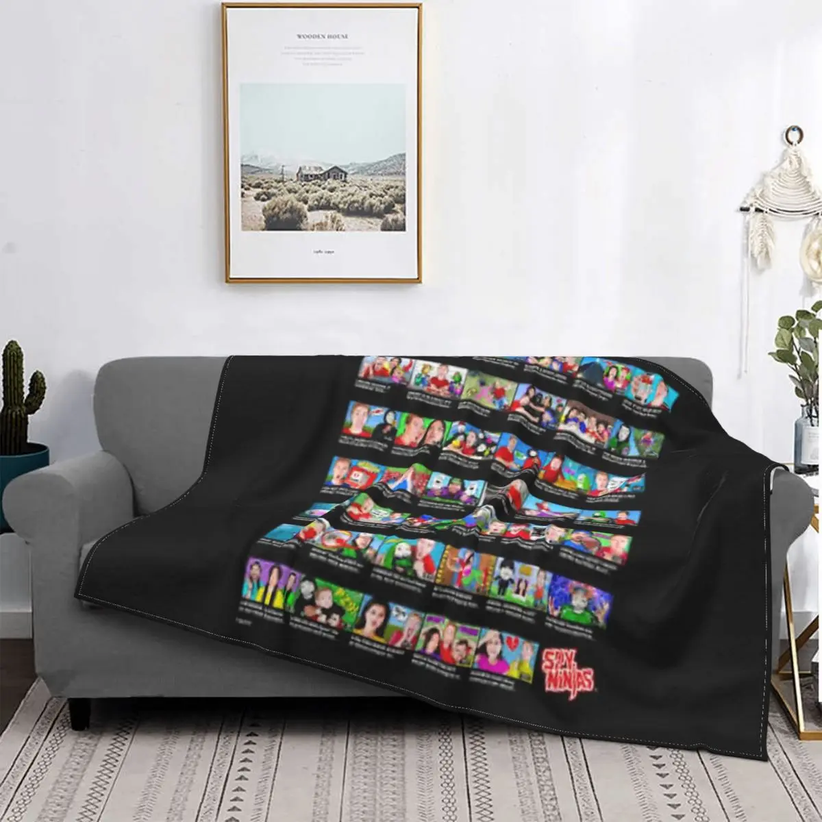 

Manta en miniatura de Ninjas Spy, colcha de cama a cuadros, Edredon de Anime, manta Thermal de felpa, fundas de cama de Winter