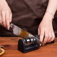 kitchen hand held sharpener professional kitchen tool portable multi purpose three segment quick grinder tool accessories