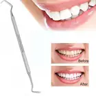 Скребок для зубного камня, стальной скребок для чистки зубов, гигиеническое средство для удаления пятен, уход за зубным налетом T R6m3