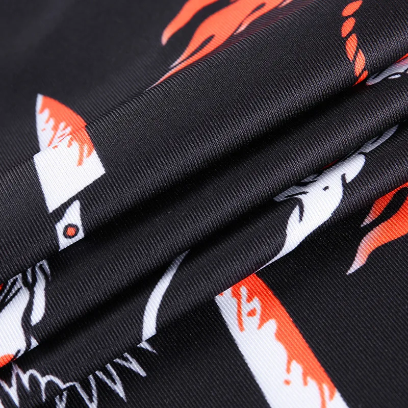 

Black Dark Goth Woman T-shirts Hipster Short Tshirt Gothic Punk Cool Basic Hip-hop Rock Slim Top Print Funny Halloween 2020 Lady