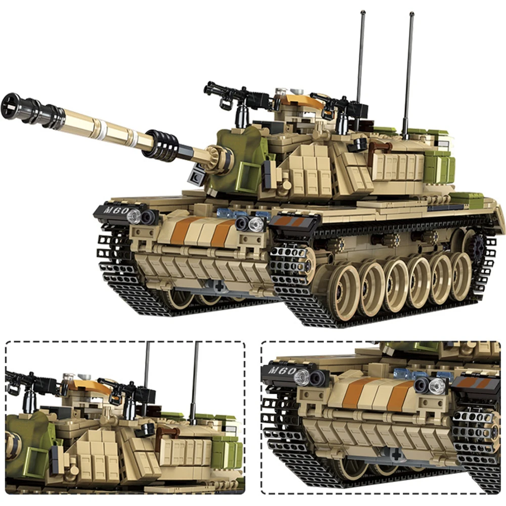MEOA 632004 военный WW2 серии 1753 шт Израиль M60 MAGACH главный боевой танк набор