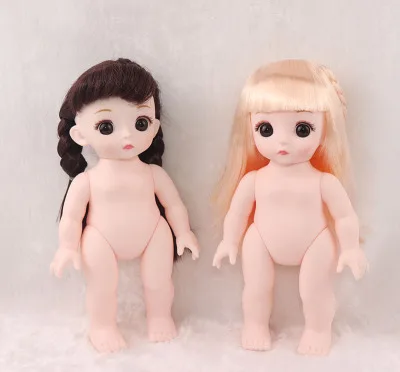 Новинка 25 см милая кукла объемные глаза кавайное лицо модные куклы для маленьких