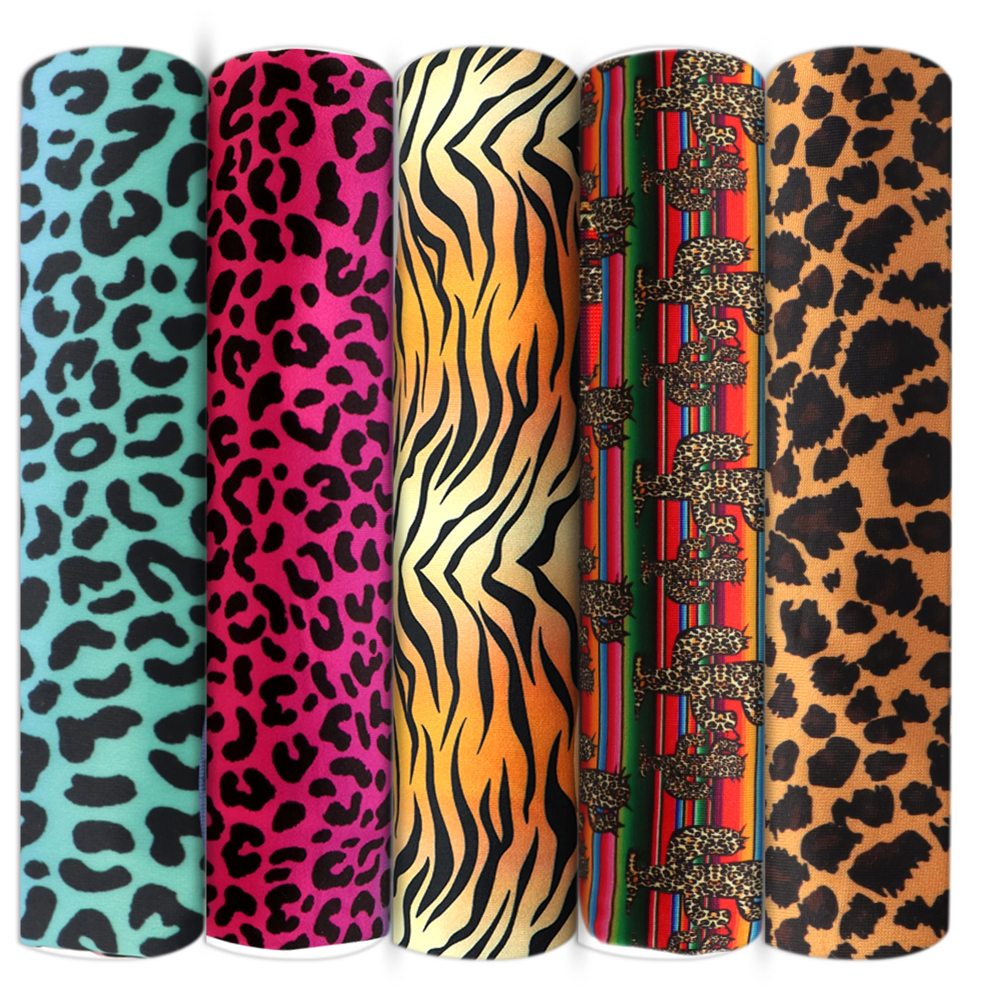 Рыбья чешуя корова леопард Зебра 4 способа стрейч вязаная ткань шитье стеганое