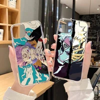 jujutsu kaisen phone case transparent for iphone 6 7 8 11 12 s mini pro x xs xr max plus se clear soft tpu coque anime funda