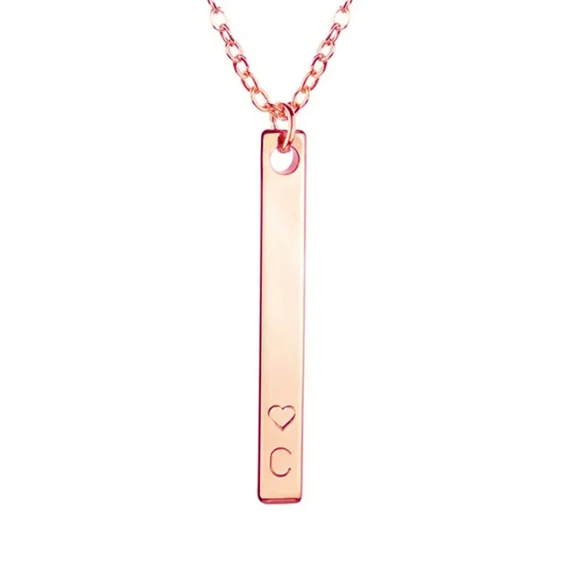 

Hot Selling Popular Letter Necklace Fashion Long Necklace Letter A-Z Pendant Necklace Custom Pendant