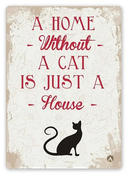 

Pet Cute Love Multi Colour Kitty Tin Sign art wall decoration,vintage aluminum retro metal sign,iron painting