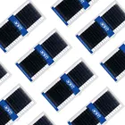 NEWCOME 16 рядов пучковые ресницы для наращивания, все размеры 716 мм в диаметре, различные ресницы из искусственной норки ресницы косметический инструмент для макияжа